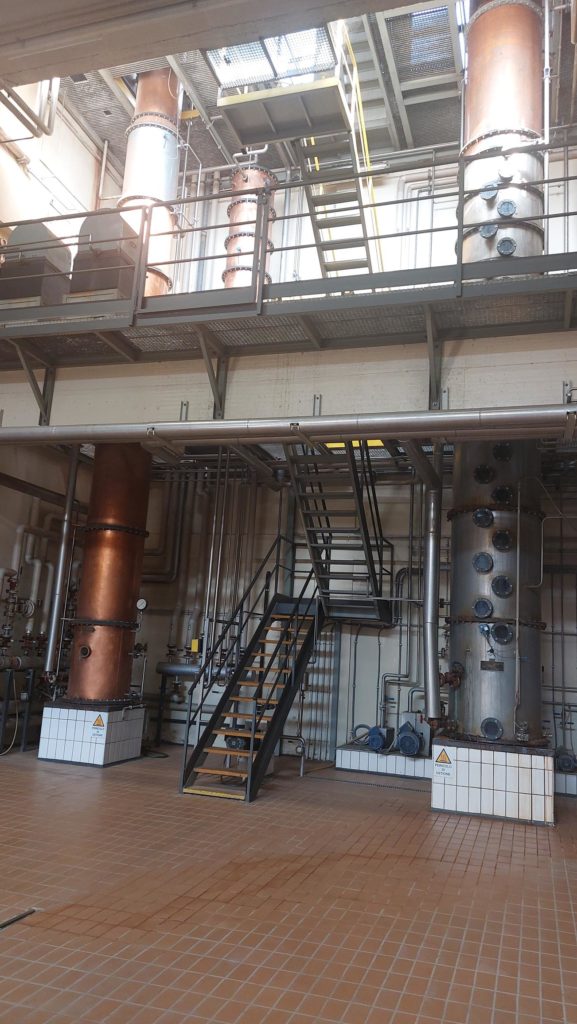 Picture of a continuous steam still
